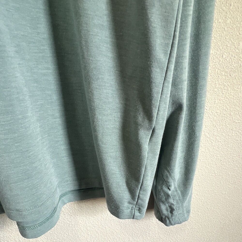 FREE FLY Men's XXL Blue Bamboo Pullover Hoodie Long Sleeve Chest Pocket Logo - Picture 4 of 6